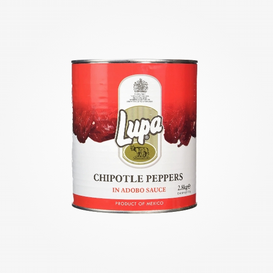 Lupa Chipotle Chillies (whole) in Adobo Sauce - 6 x 2.8kg